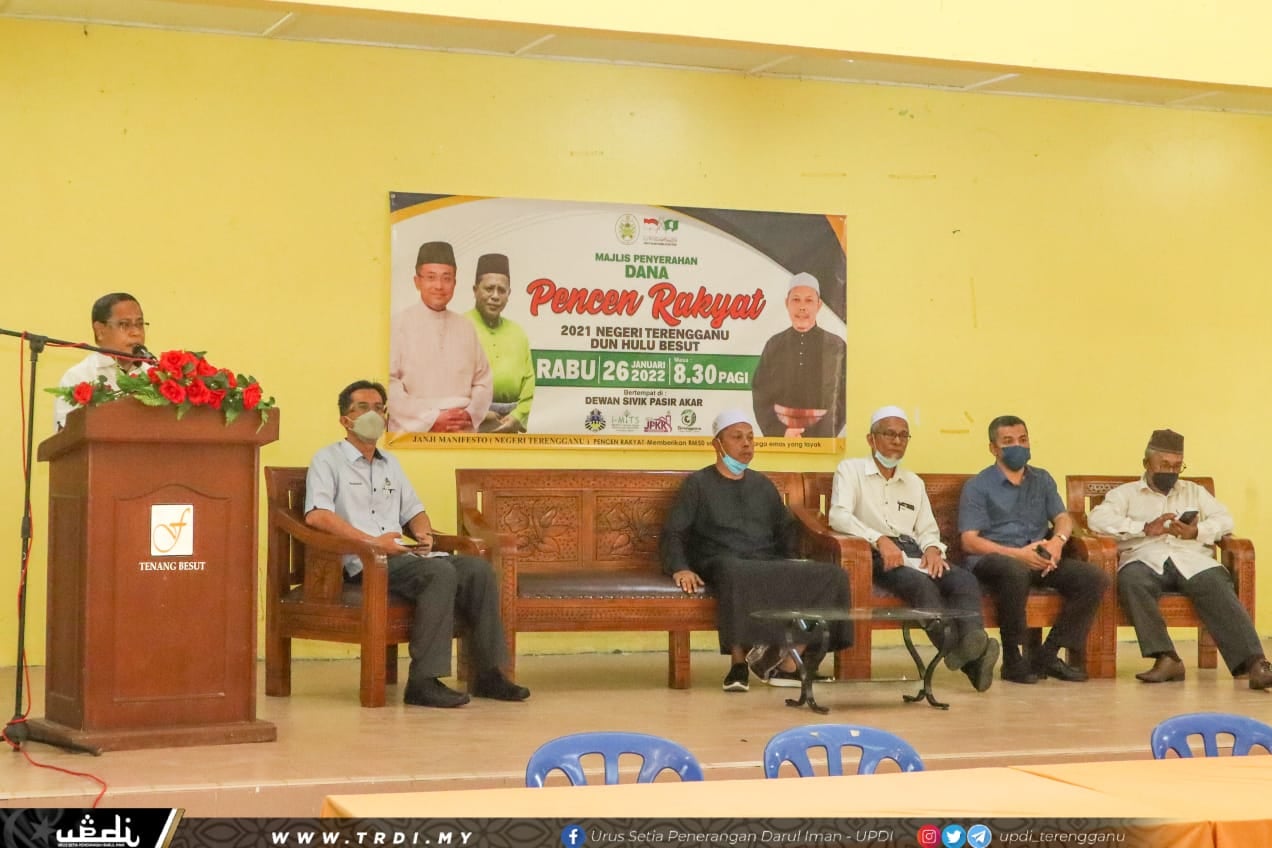 Majlis Penyerahan Dana Pencen Rakyat DUN Hulu Besut